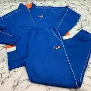 Men’s Fila Royal Blue Fleece Sweatpants