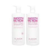 Eleven Australia Smooth Me Now Anti-Frizz Shampoo & Conditioner 960mL Duo