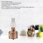 (Red Copper)2-In-1 Speaker BT Speaker Vintage Desk Lamp Retro Table Lamp