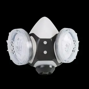 防塵口罩防工業粉塵豬鼻子面罩防護噴漆專用鼻罩防毒面具電焊頭戴