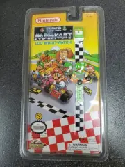 Yoshi Super Mario Kart LCD Electronic Wrist Watch SNES Nintendo 1994 RETRO