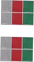 Tofficu 2sets DIY Heat Transfer Vinyl Sheets for Christmas Pu Htv on Vinyl for T-Shirts Clothing Hats Bags 6sheets*2