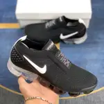 AIR VAPORMAX MOC 全黑無鞋帶抽繩大氣墊跑鞋