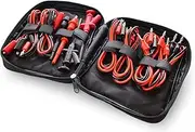 PeakTech 8201 Measuring Accessory Set for Laboratory Power Supply and Multimeter Measuring Tips, Electrical Terminals, Laboratory Cables with Banana Plug 4 mm, Crocodile Clips with Cable, Test Leads,
