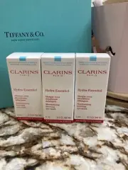 Lot 3 CLARINS Hydra-Essentiel Moisturizing Reviving Eye Mask 5mL ea- 15 ml Total