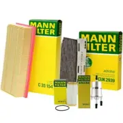 Mann Oil Air Carbon Cabin Fuel Filter Service Kit For Beetle CPLA 2.0 L4 Turbo