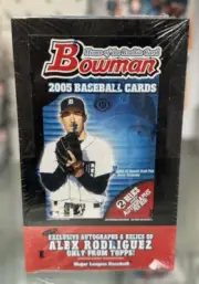 2005 Bowman Baseball Hobby Box Verlander Rookie - Factory Sealed