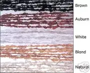 Natural Acrylic Yarn with Loops for Body and Texture