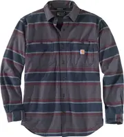 Carhartt Hamilton Fleece, shirt , color: Dark Grey/Dark Blue/Dark Red , size: S