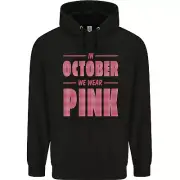 Breast Cancer Awareness In October Pink Childrens Kids Hoodie