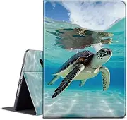 BPQOJB for iPad 10th Generation Case with Adjustable Stand & Auto Wake/Sleep Feature Smart Protect Cover Case for iPad 10th Generation 10.9 inch 2022 - Turtle in Sea