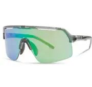 Madison Crypto Air Cycling Sunglasses Crystal Smoke Frame / Green Mirror Lens