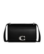 Coach Bandit Logo Plaque Crossbody Bag One size Black