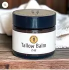 Grass-Fed Beef Tallow Balm Soothe & Protect Dry Irritated Skin All Natural 2oz