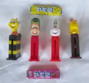 PEZ Set of Four loose GENERAL MILLS CEREAL MINI-PEZ Honey Cocoa Lucky Trix $6Sh
