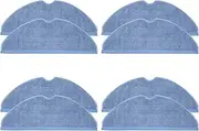 [Home Times] Vacuum Mop Replacement Pads for Roborock T7S T7S Plus S8/S8+/S7/S7MaxV,S7 MaxV Plus Reusable Hard Floor Cloth Expert Wet Replacement Microfiber Soft Pad (8)