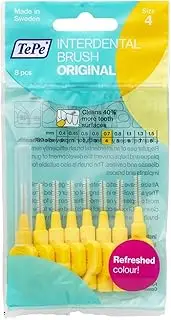 Tepe Interdental Brushes Yellow 6 Pack