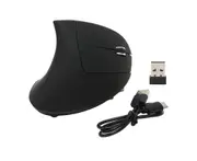 Vertical Mouse 2.4Ghz Wireless 3 DPI Breathing Light Quiet Plug and Play Ergonomic Wireless Mouse for Gaming Working