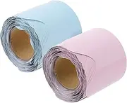 Angoily 2Rolls Sky Bulletin Board Paper Scalloped Border Trim for Classroom Decor Each for Blackboard Windows Walls and Office Decoration
