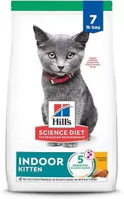 Hill's Science Diet Indoor Kitten Dry Cat Food - Natural Ingredients