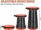 Folding Stool Telescopic Chair Portable Travel Fishing Camping Collapsible Seat