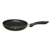 8in Bistro Aluminum Nonstick Fry Pan with Cool Touch Handle, Black