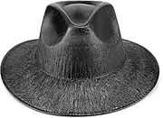 Neon Sparkly Glitter Cowboy Hat Halloween Party Disco Cowgirl Cap