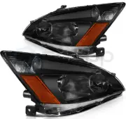 For 2003-2007 Honda Accord 2/4Dr Direct Replacement Headlights Assembly One Pair (for: Honda)