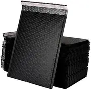 SEWACC 25pcs Shockproof Foam Bag Mailer Mailers Poly Mailing Posting for Storage Shipping Bag with Safety Moving Sealing Mail for Packing Pouch Packaging Pouch Black
