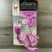 Mystical Unicorn Accessory Set Dress Up Halloween Costume Accessory Light Purple