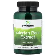 Swanson, Valerian Root Extract, Standardized, 120 Capsules