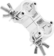 Kisangel Light Clamp for Truss Cross Design Durable Mounting Hook for Stage Lighting Installations Strong Metal Construction