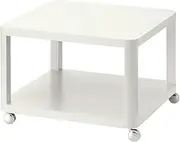 [IKEA] Tingby Side Table On Casters White 202.959.25 Size 25 1/4x25 1/4"