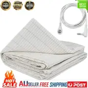Premium Silver Fiber Grounding Sheet For Uninterrupted Sleep (27x52in)
