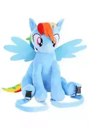 Kid's My Little Pony Rainbow Dash Plush Backpack