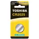 【東芝Toshiba】CR2025鈕扣型 鋰電池 1顆裝(3V DL2025鈕型電池 無鉛 無汞) (1.9折)