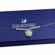 Swarovski Polar Bestiary Bear Bracelet Medium White Rhodium Plated