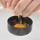 Egg Boiler Stainless Steel Egg Cooker Collapsible Hang Ear Poached Egg Cup LQ