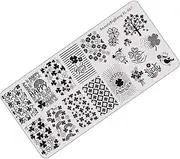LOORGVEL Patrick's Day Nail Art Stamping Template Durable Manicure Stencil for Creative Fingernail Toenail Designs for Nail Experts Learners Fun DIY Decoration
