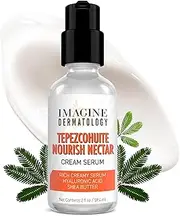 Tepezcohuite Nourish Nectar Concentrated Hyaluronic Acid Shea Butter Cream Serum Moisturizer Mimosa Tenuiflora Bark Extract Used by Mayan Healers Unscented Paraben Free Made in USA 2 fl oz/ 59.4 ml