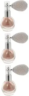 Baluue 3pcs Body Powder Spray Body Glitter Spray Glitter Spray for Face Makeup Highlighters for Face Shimmering Spray Body Highlighter Powder Highlighter Powder Spray for Body Plastic