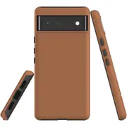 For Google Pixel 6 Case, Shielding Back Cover,Brown