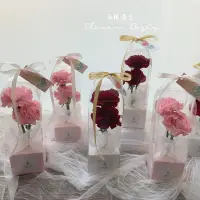 在飛比找蝦皮購物優惠-【花束包裝盒】手提花盒透明pvc鮮花插花空盒玫瑰禮盒單支小花