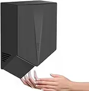 Automatic Induction Commercial Hand Dryer, 5-8 Seconds Fast Drying 1500w Electric Wall-Mounted Hand Dryer, Low Energy Consumption Hand Drying Equipment Suitable for Toilets,Black