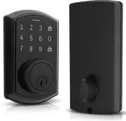 Honeywell Safes & Door Locks - Keyless Entry Lock with Touch Matte Black