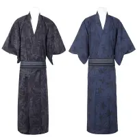 在飛比找Yahoo!奇摩拍賣優惠-日本男士和服浴衣浴袍...