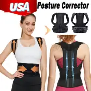 Adjustable Upper Back Brace Lumbar Support Waist Belt For Men Women Pain Relief