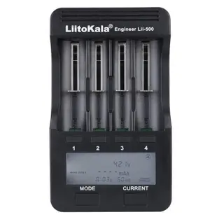 [環島科技]萬用鋰電池充電器 LiitoKala Lii-500 18650 4槽智能萬能鎳氫/鋰離子電池液晶顯示充電器