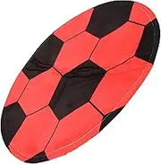 Alipis Round Soccer Rug Computer Chair Mat Anti-Skid Round Carpet Floor Mat Cushion Floor Rug