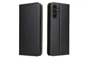 For Samsung Galaxy A56 5G Case Leather Flip Wallet Folio Cover Black